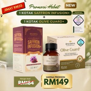 1 KOTAK OLIVE GUARD+ 1 SAFFRON INFUSION